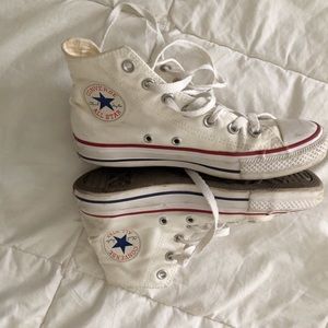 Converse White High-Tops